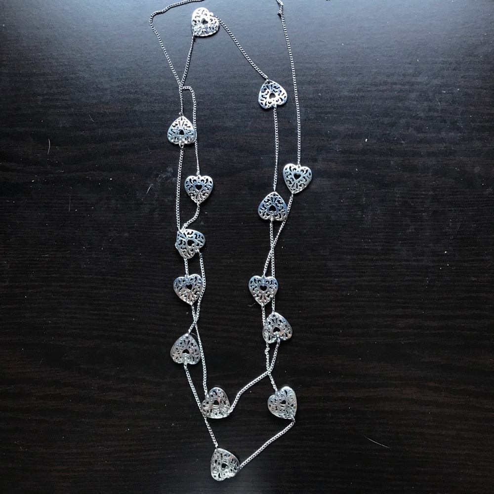 Vintage Long Beaded Strand Layering Statement Necklace Continuous Endless Loop